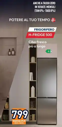 Unieuro HOOVER FRIGORIFERO H-FRIDGE 500 offerta