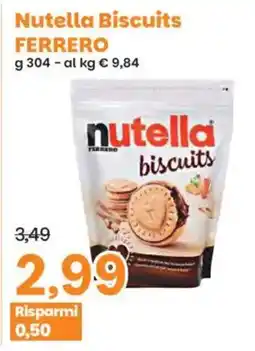 Prix Quality Nutella Biscuits FERRERO offerta