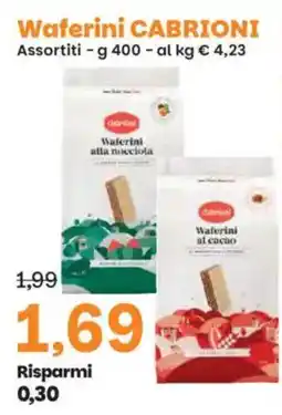 Prix Quality Waferini CABRIONI offerta