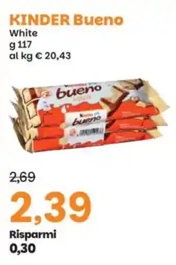 Prix Quality KINDER Bueno White offerta