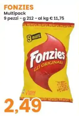 Prix Quality Fonzies multipack offerta