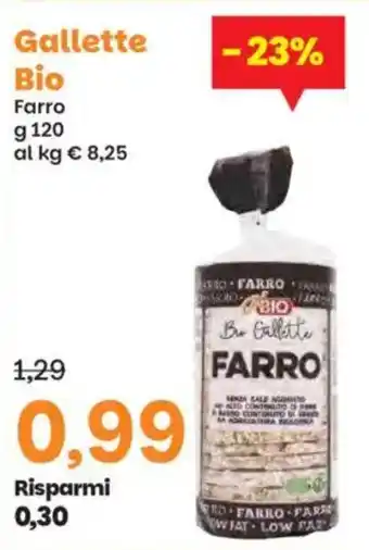 Prix Quality Gallette Bio Farro offerta