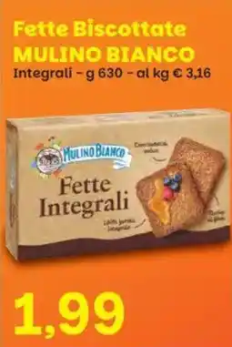 Prix Quality Fette Biscottate MULINO BIANCO offerta