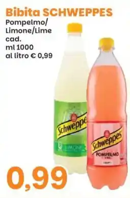 Prix Quality Bibita schweppes pompelmo/ limone/lime offerta