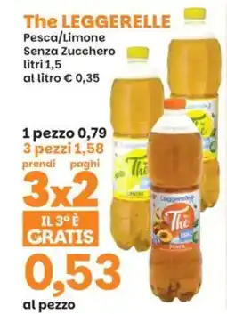 Prix Quality The leggerelle pesca/limone senza zucchero offerta
