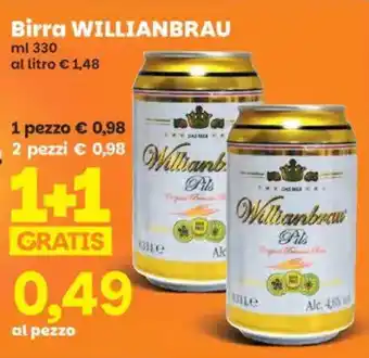 Prix Quality Birra WILLIANBRAU offerta