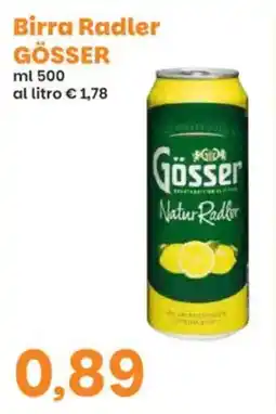 Prix Quality Birra Radler GÖSSER offerta