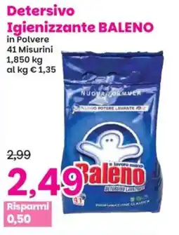 Prix Quality Detersivo igienizzante baleno in polvere offerta