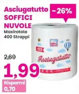 Prix Quality Asciugatutto soffici nuvole maxirotolo offerta