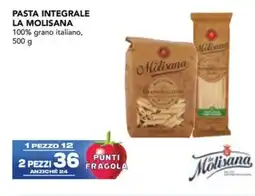Esselunga Pasta integrale LA MOLISANA offerta