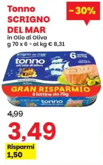 Prix Quality Tonno scrigno del mar in olio di oliva offerta