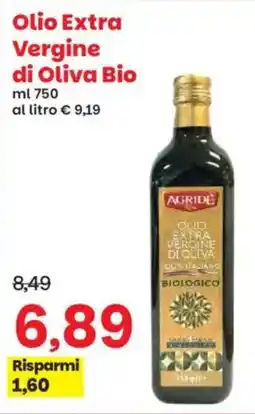 Prix Quality AGRIDE Olio Extra Vergine di Oliva Bio offerta