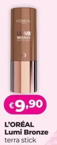 La Saponeria L'ORÉAL Lumi Bronze terra stick offerta