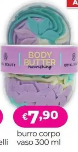 La Saponeria ROYAL BEAUTY burro corpo vaso offerta