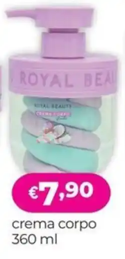 La Saponeria ROYAL BEAUTY crema corpo offerta