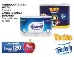 Esselunga Pannocarta 3 in 1 TUTTO carta igienica TENDERLY offerta