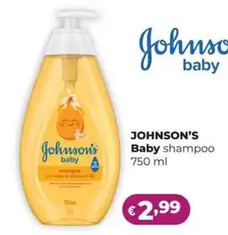 La Saponeria JOHNSON'S Baby shampoo offerta