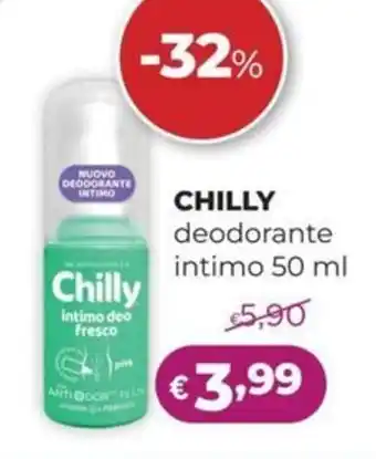 La Saponeria CHILLY deodorante intimo offerta