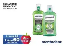 Esselunga Collutorio MENTADENT offerta