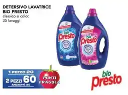 Esselunga Detersivo lavatrice BIO PRESTO offerta