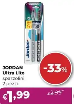 La Saponeria JORDAN Ultra Lite spazzolini offerta