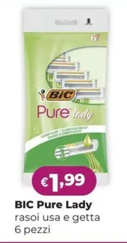 La Saponeria BIC Pure Lady rasoi usa e getta 6 pezzi offerta