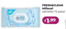 La Saponeria FRESH&CLEAN Milleusi salviette 72 pezzi offerta