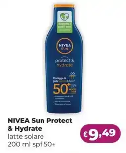 La Saponeria NIVEA Sun Protect & Hydrate latte solare spf 50+ offerta