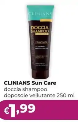 La Saponeria CLINIANS Sun Care doccia shampoo doposole vellutante offerta