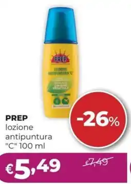 La Saponeria PREP lozione antipuntura "C" offerta