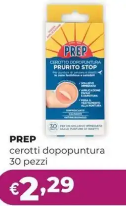 La Saponeria PREP cerotti dopopuntura 30 pezzi offerta