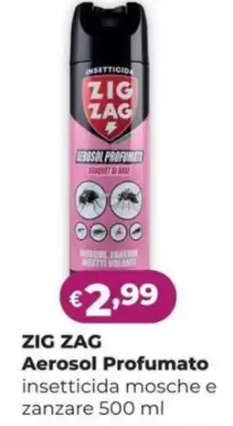 La Saponeria ZIG ZAG Aerosol Profumato insetticida mosche e zanzare offerta
