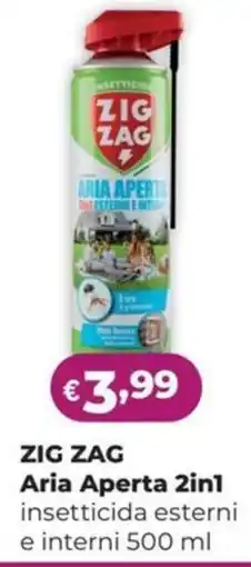 La Saponeria ZIG ZAG Aria Aperta 2in1 insetticida esterni e interni offerta