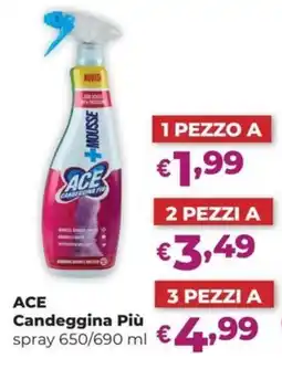 La Saponeria ACE Candeggina Più spray offerta