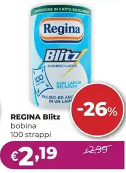 La Saponeria REGINA Blitz bobina 100 strappi offerta