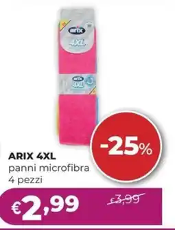 La Saponeria ARIX 4XL panni microfibra 4 pezzi offerta
