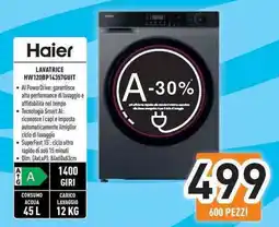 Unieuro Haier LAVATRICE HW120BP14357GUIT offerta