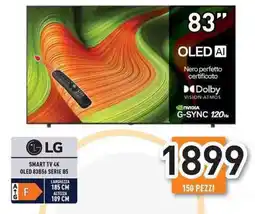 Unieuro LG SMART TV 4K OLED 83B56 SERIE B5 offerta