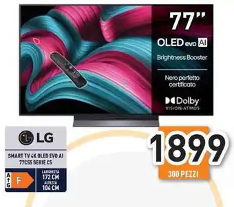 LG SMART TV 4K OLED EVO AI 77C55 SERIE C5