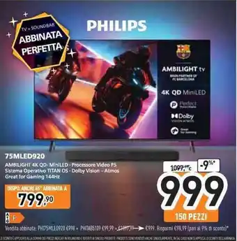 PHILIPS 75MLED920