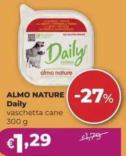 La Saponeria ALMO NATURE Daily vaschetta cane offerta