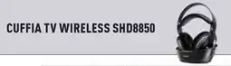 Unieuro PHILIPS CUFFIA TV WIRELESS SHD8850 offerta