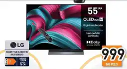 Unieuro LG SMART TV 4K OLED EVO AI 55C55 SERIE C5 offerta