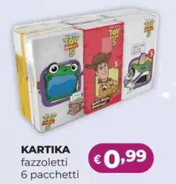 La Saponeria KARTIKA fazzoletti 6 pacchetti offerta