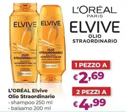 La Saponeria L'ORÉAL Elvive Olio Straordinario offerta