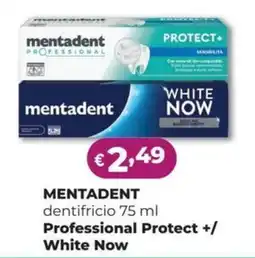La Saponeria MENTADENT dentifricio Professional Protect +/ White Now offerta