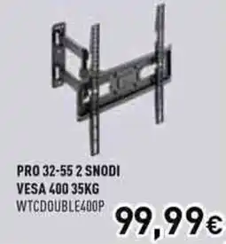 Unieuro ioplee PRO 32-55 2 SNODI VESA 400 offerta