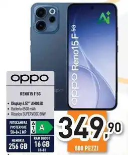 Unieuro oppo RENO15 F5G offerta