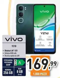 Unieuro vivo Y21D offerta