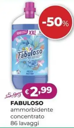 La Saponeria FABULOSO ammorbidente concentrato offerta